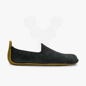 Vivobarefoot Ababa II ライフスタイルシューズ メンズ 黒曜石 | JP137FU