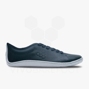 Vivobarefoot Addis ライフスタイルシューズ メンズ ネイビー | JP126QC