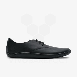 Vivobarefoot Addis オックスフォード ライフスタイルシューズ メンズ 黒 | JP143ZD