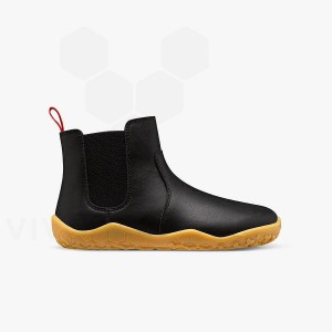 Vivobarefoot Fulham II シューズ キッズ 黒曜石 | JP420IR