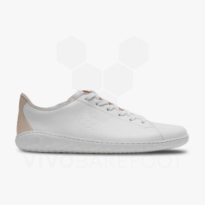 Vivobarefoot Geo Court III ライフスタイルシューズ レディース 白 ピンク | JP294EI