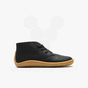 Vivobarefoot Gobi Addis シューズ キッズ 黒曜石 | JP425DO