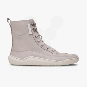 Vivobarefoot Gobi Boot ライフスタイルシューズ レディース ベージュ | JP283PV