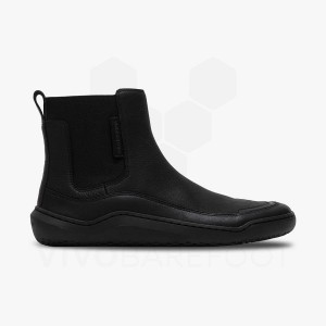 Vivobarefoot Gobi Chelsea ライフスタイルシューズ レディース 黒曜石 | JP286MM