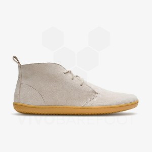 Vivobarefoot Gobi III スエード ライフスタイルシューズ メンズ ベージュ | JP141BA