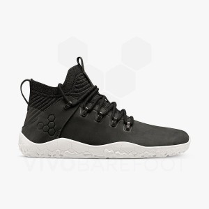 Vivobarefoot Magna FG ハイキングシューズ メンズ 黒曜石 白 | JP020SZ