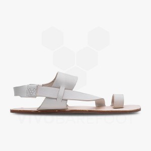 Vivobarefoot Opanka Sandal ライフスタイルシューズ レディース 白 | JP307RX