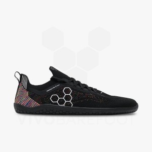 Vivobarefoot Primus Lite Knit トレーニングシューズ メンズ 黒曜石 | JP101PV