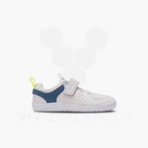 Vivobarefoot Primus Ludo Preschool シューズ キッズ 白 | JP358SZ