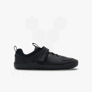 Vivobarefoot Primus Ludo School Juniors シューズ キッズ 黒曜石 | JP378YF