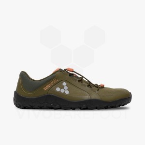 Vivobarefoot Primus トレイル III All Weather FG トレイルランニングシューズ メンズ 暗オリーブ | JP066YF