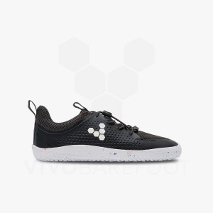 Vivobarefoot Primus 運動 III Juniors シューズ キッズ 黒曜石 | JP373DO