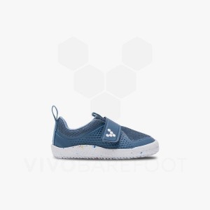 Vivobarefoot Primus 運動 III 幼児 シューズ キッズ インディゴブルー | JP369HT