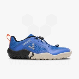 Vivobarefoot Primus トレイル II FG Preschool シューズ キッズ 青 | JP352YF