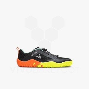 Vivobarefoot Primus トレイル II FG シューズ キッズ 黒曜石 | JP355VJ