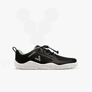 Vivobarefoot Primus トレイル II FG シューズ キッズ 黒曜石 | JP415NN