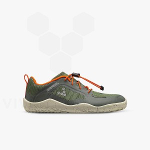 Vivobarefoot Primus トレイル II FG シューズ キッズ 緑 | JP416MM