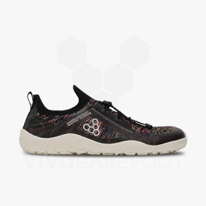 Vivobarefoot Primus トレイル Knit FG ハイキングシューズ メンズ 黒 | JP010CP