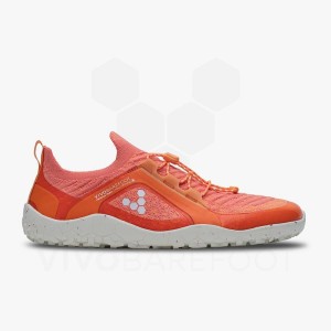 Vivobarefoot Primus トレイル Knit FG トレイルランニングシューズ メンズ 赤 | JP071TL