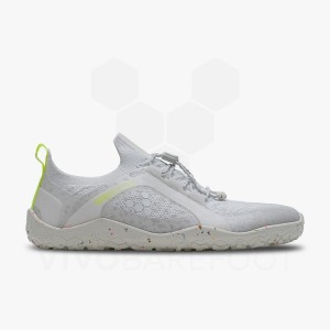 Vivobarefoot Primus トレイル Knit FG トレイルランニングシューズ レディース 白 | JP237JE