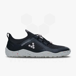 Vivobarefoot Primus トレイル Knit FG ハイキングシューズ レディース 黒曜石 ピンク | JP180OB