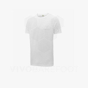 Vivobarefoot Rapanui Tシャツ メンズ 白 | JP164EI