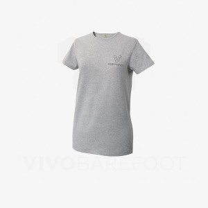 Vivobarefoot Rapanui 運動 Tシャツ メンズ グレー | JP167BA