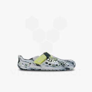 Vivobarefoot Ultra Bloom サンダル キッズ 黒曜石 白 | JP434UK