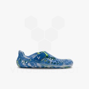 Vivobarefoot Ultra Bloom サンダル キッズ 青 ライトターコイズ | JP436SZ